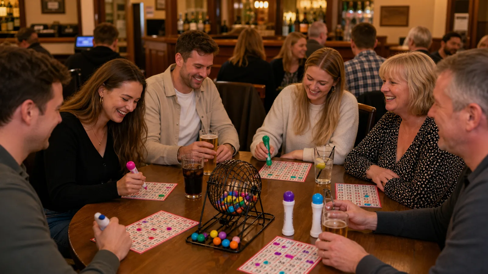 Bingo at Crookham Street Social Club