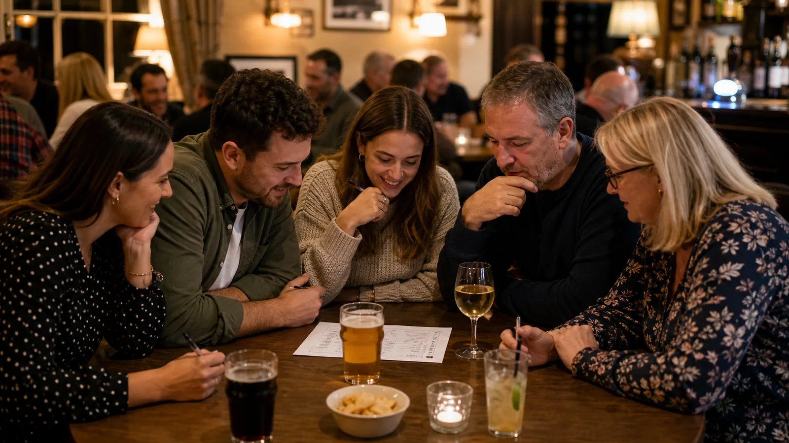 Quiz Night at Crookham Street Social Club